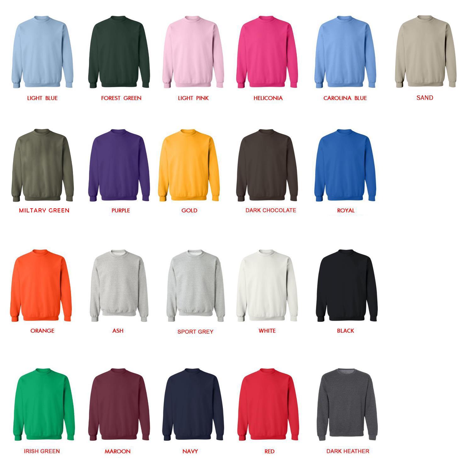 sweatshirt color chart - Formula One UK Store