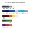 tank top color chart - Formula One UK Store