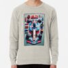 ssrcolightweight sweatshirtmensheather oatmealfrontsquare productx1000 bgf8f8f8 - Formula One UK Store